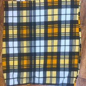 Clueless yellow check mini skirt 💛